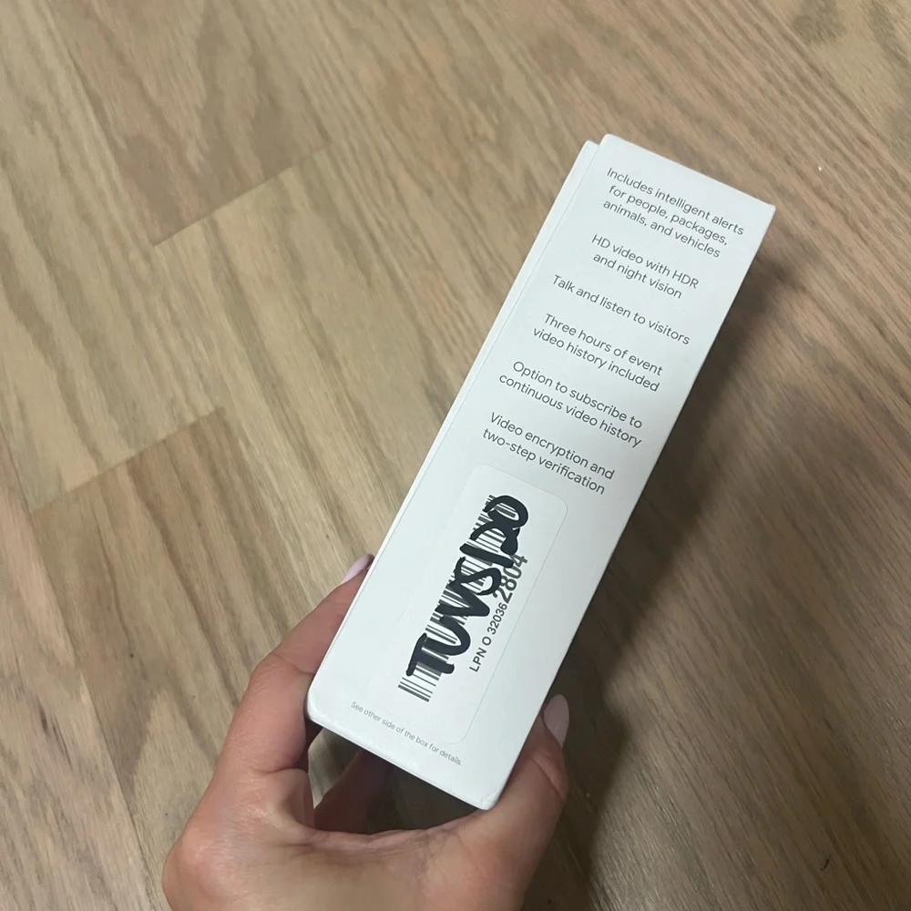 NEW Google Nest Doorbell - (Wired, 2nd Gen) - Wired Video Doorbell Camera Snow
